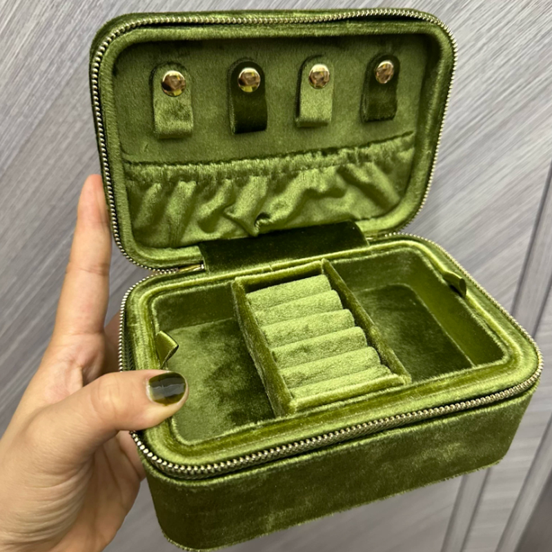 가벼운 럭셔리 절묘한 벨벳 보석 보관 상자 숙녀 귀걸이 - Luxury Skincare Containers 리뷰 및 가격
