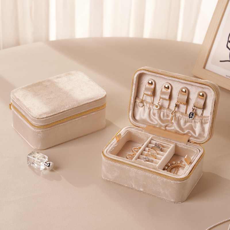 가벼운 럭셔리 절묘한 벨벳 보석 보관 상자 숙녀 귀걸이 - Luxury Skincare Containers 리뷰 및 가격