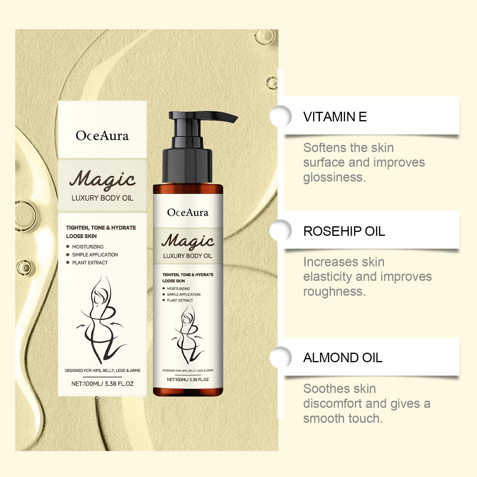 매직 바디 럭셔리 오일 딥 모이스춰라이징 글로잉 스킨  - Luxury Skin Care 리뷰 및 가격