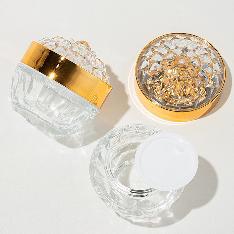 럭셔리 다이아몬드 50g 유리 페이스 크림 용기 뚜껑  - Luxury Skincare Containers 리뷰 및 가격