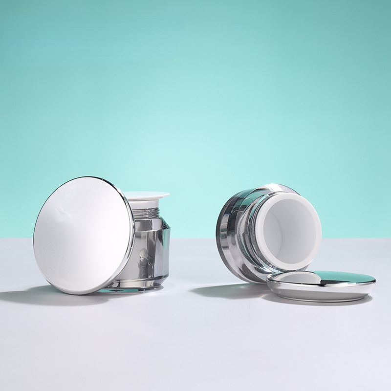 빈 아크릴 로션 크림 화장품 병, 실버 럭셔리 스킨 케 - Luxury Skincare Containers 리뷰 및 가격
